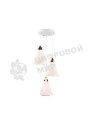 Светильник Ambrella light TR8433/3 WH/FGD белый/золото E27/3 max 40W D360*800