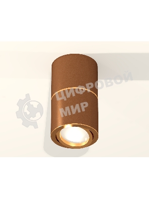 Светильник Ambrella Light XS7404060 SCF/PYG кофе песок/золото желтое полированное MR16 GU5.3 (C7404, A2072, C7404, N7004)