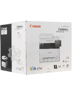 МФУ лазерное Canon i-SENSYS MF655Cdw, A4, цветное, печ. 21 стр/мин, скан. до 27 стр/мин (ч/б) 14 стр/мин (цвет), 1200 x 1200 dpi (принтер) 600x600dpi (сканер), USB, RJ-45, Wi-Fi, Air Print, Mopria