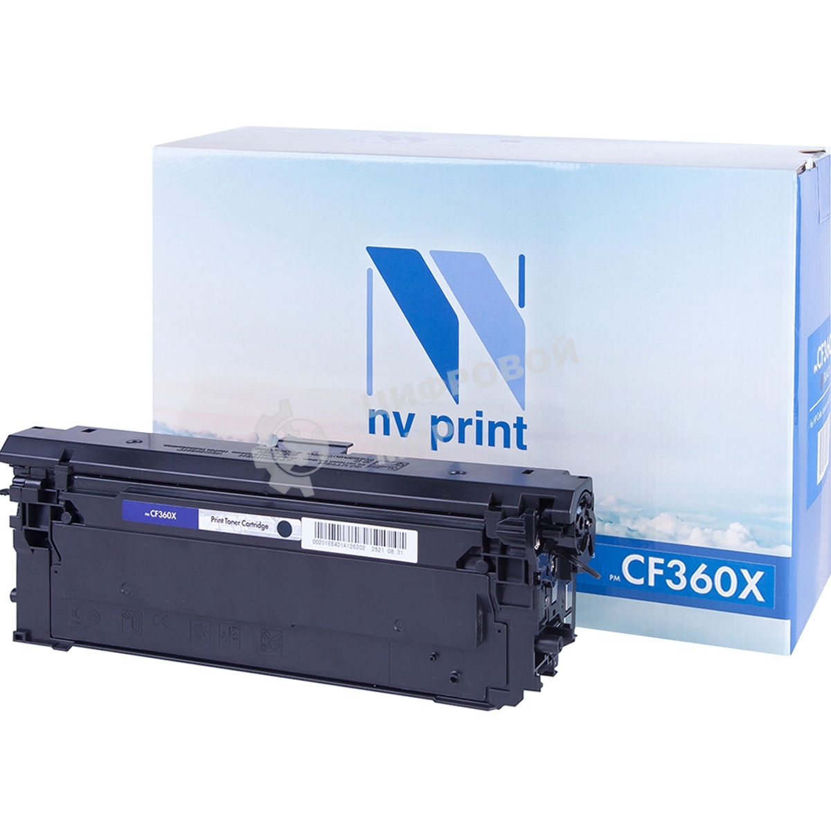 Картридж лазерный NVPrint совместимый НР CF360X черный для LJ Color M552/M553 (12500k)