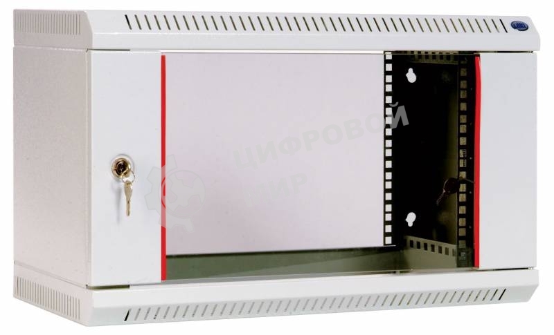 Шкаф телеком. настен, 6U, 600x650 дверь стекло (ШРН-6.650) (1 коробка)