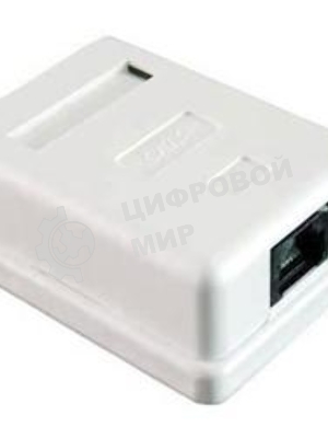 Розетка GEMBIRD NA212 RJ-45 кат.5e внешняя 1 порт, 110/Krone