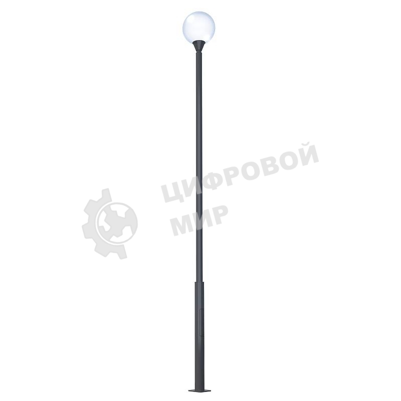 Опора КО 1(ф)-1-3м порош покраска черный без ЗДФ Пересвет В00007134