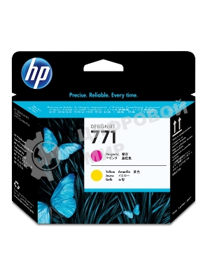 Картридж струйный HP CE018A пурпурный/желтый печатающая головка для HP DJ Z6200