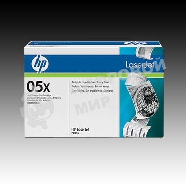 Картридж лазерный HP CE505X черный для LJ P2055 6500 стр.
