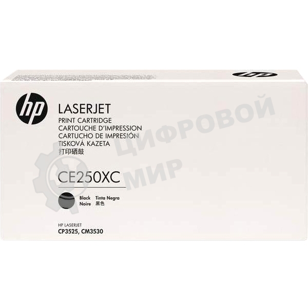 Картридж лазерный контрактный HP Color LaserJet CE260X Contract Black Print Cartridge