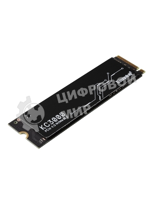 Накопитель SSD Kingston 512Gb M.2 KC3000 SKC3000S/512G (PCI-E 4.0 x4, up to 7000/3900Mbs, 3D TLC, NVMe, 400TbW, Phison E18, 22х80мм, LP heatsink)