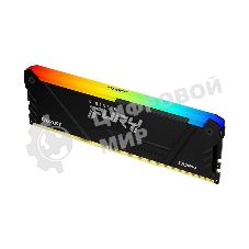 Оперативная память Kingston Fury Beast, DDR4, 32GB (1x32GB), 3600MHz, CL18, DIMM, с радиатором, RGB, черный