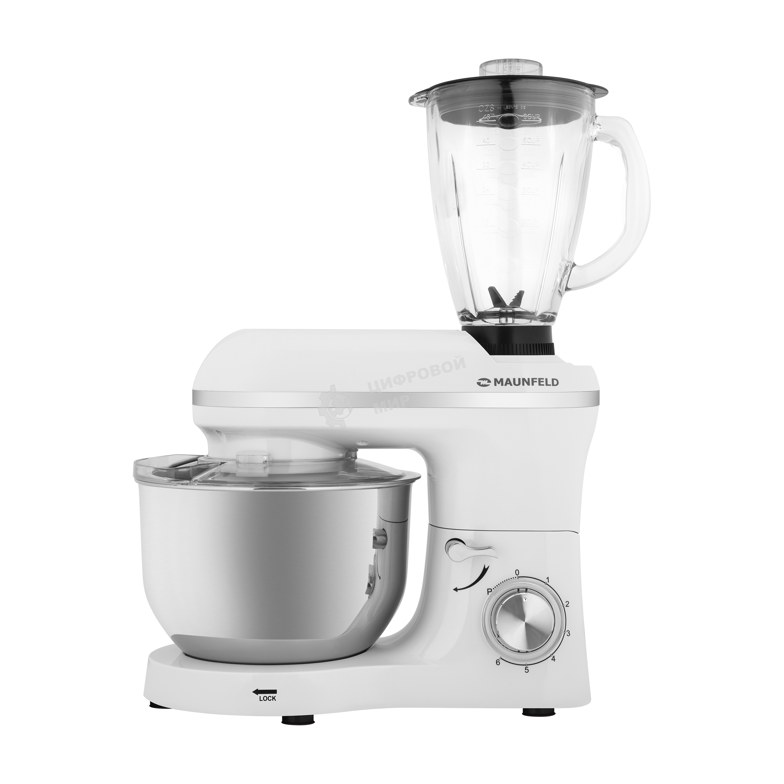 Кухонный комбайн Maunfeld MF-435WH PRO, белый