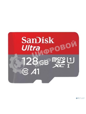 Флеш карта microSD 128Gb SanDisk microSDXC Class 10 Ultra UHS-I A1 140Mb/s