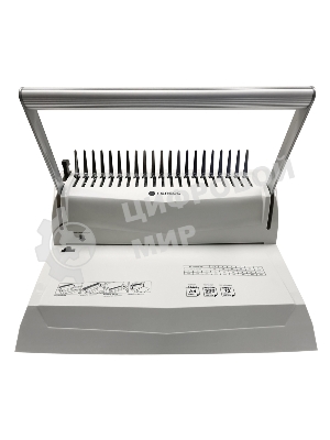 Переплетчик Heleos БП-16 A4/перф.16л.сшив/макс.500л./пластик.пруж. (6-51мм)