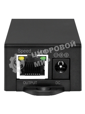 Преобразователь PoE af/at (48V) в Passive PoE (24V). Вход: коннектор RJ45 IEEE 802.3af/at/Passive PoE (37V-57V) или разъем DC 48В(2.1x5.5); Выход: Разъем RJ45 (Passive PoE 24VDC; 4,5(+); 7,8(-). Преобразователь используется для подключения 24V Passive PoE оборудования к стандартным PoE источникам. Размеры (ШхВхГ): 101 x 25 x 41 мм. Рабочая температура: -25...+60°C.