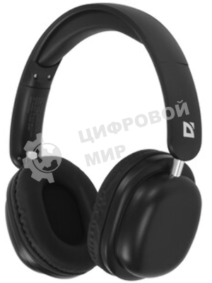 Беспроводные/проводные наушники Defender FreeMotion B640 черный, накладные, Bluetooth + проводной, складная конструкция, микрофон, до 10 ч
