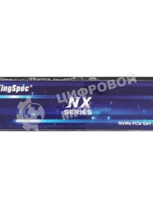 Накопитель SSD KingSpec NX-512, 512Gb, PCIe 3.0 x4, M.2 2280, NVMe, R/W 3400/3100