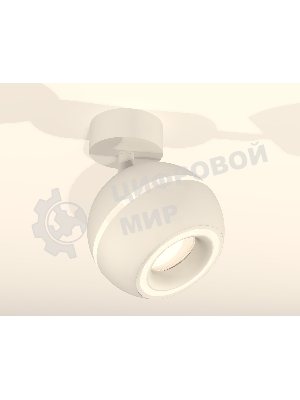 Комплект поворотного светильника Ambrella light XM1101015 SWH белый песок MR16 GU5.3 LED 3W 4200K (A2202, C1101, N7110)