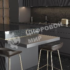 Рамка на 4 поста Baguette (черный/латунь) W0042852