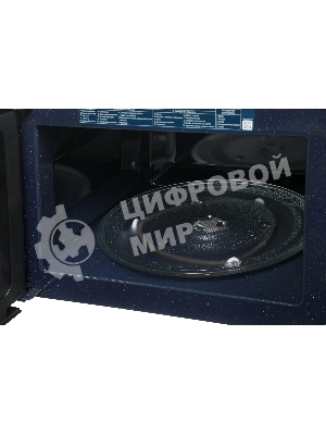 Микроволновая печь Samsung MG23DG4524AGBW черный, 23 л, 800 Вт, переключатели - кнопки, поворотный механизм