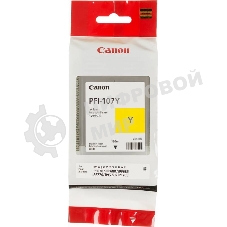 Картридж струйный Canon PFI-107Y (6708B001) желтый (130 мл) для Canon iP F680/685/780/785