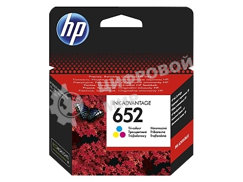 Картридж струйный HP 652 F6V24AE многоцветный, 200 стр., для HP DJ IA 1115/2135/3635/4535/3835/4675