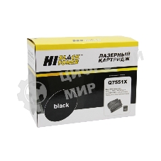 Расходные материалы Hi-Black Q7551X - Картридж для LJ P3005/M3027mfp/M3035mfp, с чипом, 13000 стр.