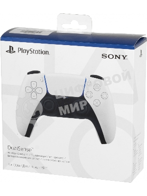 Геймпад Sony PlayStation 5 DualSense Wireless Controller белый (CFI-ZCT1W)