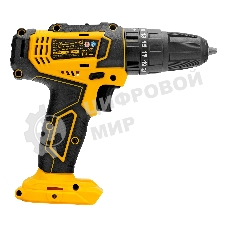 Дрель-шуруповерт Denzel CID-18-0, Аккумуляторная, 18В, Без АКБ и ЗУ, Ударная, Кейс