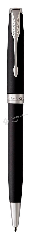 Ручка шариковая Parker Sonnet Core K529 (CW1931524) Matte Black CT M, черные чернила, подарочная коробка
