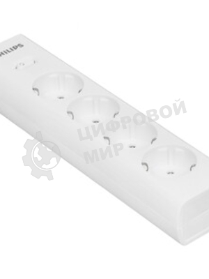 Сетевой фильтр Philips CHP2145WC/51, 5м, 4 розетки, белый