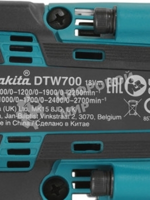 Гайковерт Makita DTW700Z ак(уд) BL-Motor, 18В, Li-ion, БЕЗ АКБ и БЕЗ ЗУ