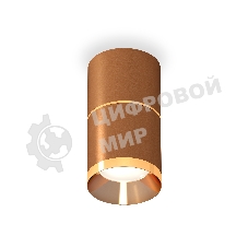 Светильник Ambrella Light XS7404061 SCF/PYG кофе песок/золото желтое полированное MR16 GU5.3 (C7404, A2072, C7404, N7034)