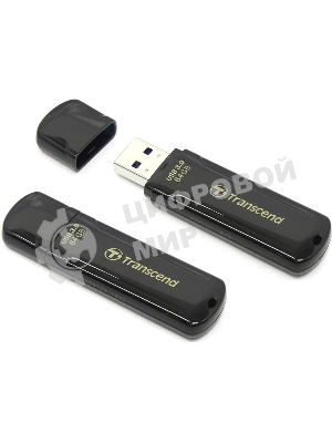 Флешка USB Transcend JetFlash 700 (TS64GJF700), 64Gb, USB 3.0, R/W 70/20, черный