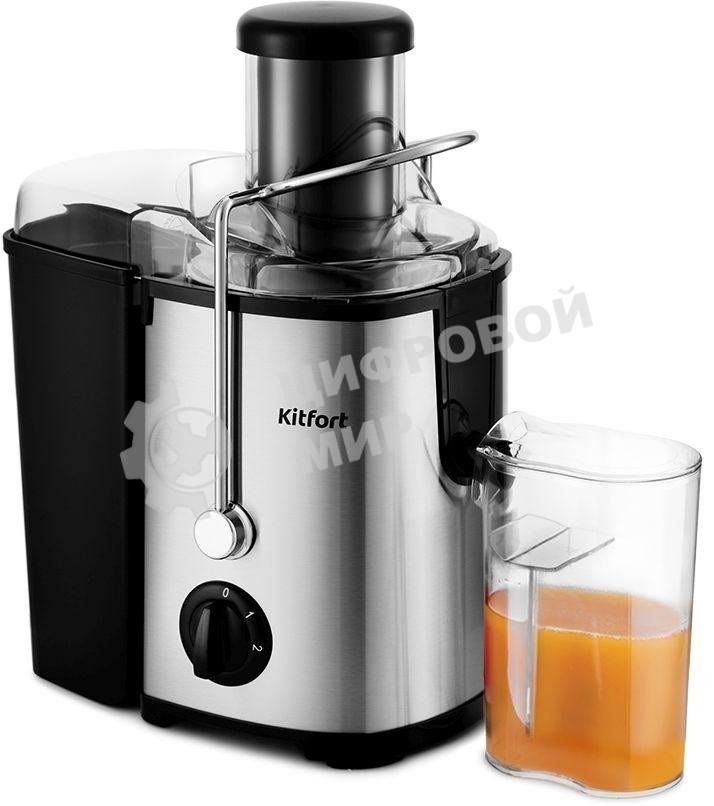 Соковыжималка центробежная Kitfort KT-1116 600Вт стальной