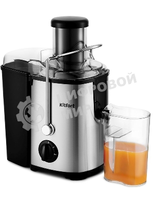 Соковыжималка центробежная Kitfort KT-1116 600Вт стальной