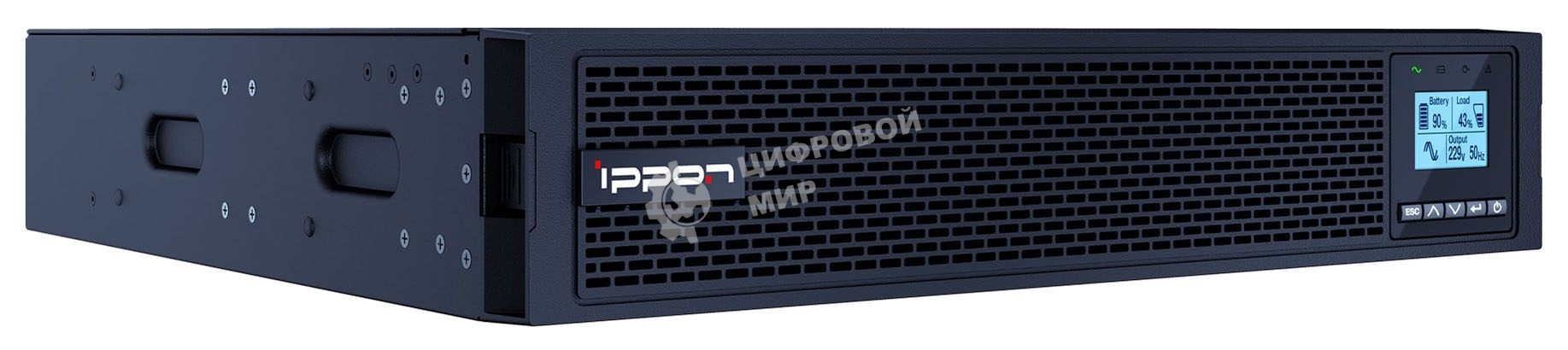 Источник бесперебойного питания Ippon Innova RT II 1500 1500Вт 1500ВА черный