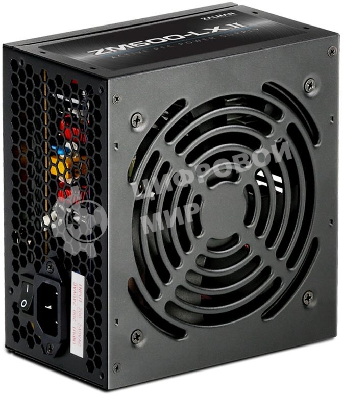 Блок питания Zalman ZM600-LXII RTL, 600Вт, 120мм, черный