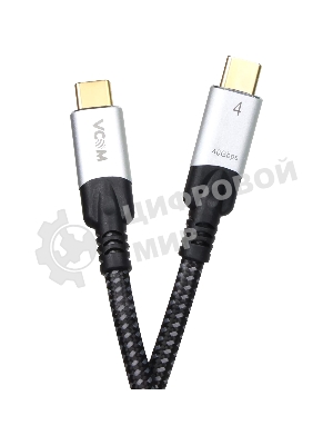 Кабель USB4 TCM--TCM, 5K@60Hz, 40Gbps, PD 240W, 5A, VCOM, 1.2м