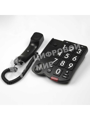 Телефон проводной Ritmix RT-520 черный