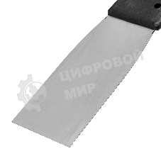 Шпательная лопатка из нержавеющей стали Сибртех, 40 мм, пластмассовая рукоятка