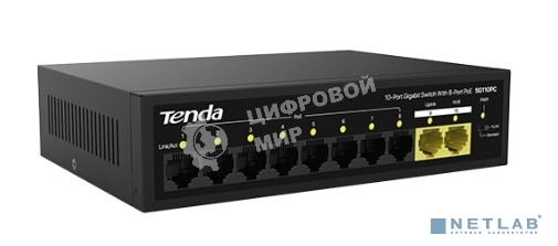 Коммутатор Tenda SG110PC 10PORT 10/100/1000M