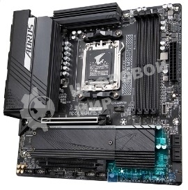 Материнская плата Gigabyte B650M AORUS ELITE AX, AM5, AMD B650, 4xDDR5, 4xSATA, 2xM.2, 1xPCI-E 5.0 x4, 1xPCI-E 4.0 x16, 1xHDMI, 1xDP, 1x 2.5Gb LAN, 4xUSB-A 2.0, 5xUSB-A 3.2 Gen 1, 2xUSB-A 3.2 Gen 2, 1xUSB-C 3.2 Gen 2, 2x3.5 мм, 7.1, Micro-ATX