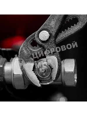 Переставные клещи Matrix 250 мм, кнопочный механизм, хром-ванадий, обливные рукоятки