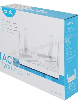 Роутер беспроводной Cudy WR1300E AC1200 10/100/1000 белый