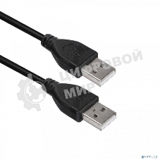 Кабель ACD-U2AAM-30L USB 2.0, A male - A male, ТТХ: (7/0.12BC+PE)*1P+(7/0.12BC+PE)*2C+7/0.12BC+AL+PVC OD4.0, синий, 3м