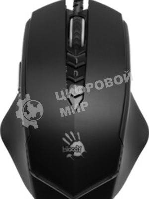 Мышь проводная A4Tech Bloody V8M Max черный, 12000 dpi, USB, кнопки - 10