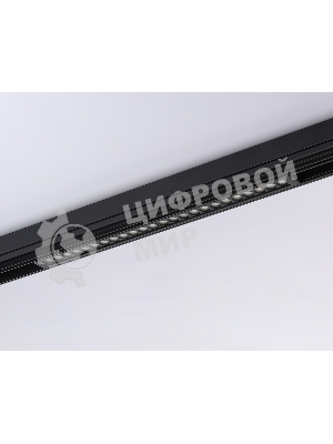 Светильник светодиодный трековый для шинопровода Magnetic Ambrella light GL1740 BK черный IP20 24W 4200K 220V 24° 455*25*42 (Без ПДУ)