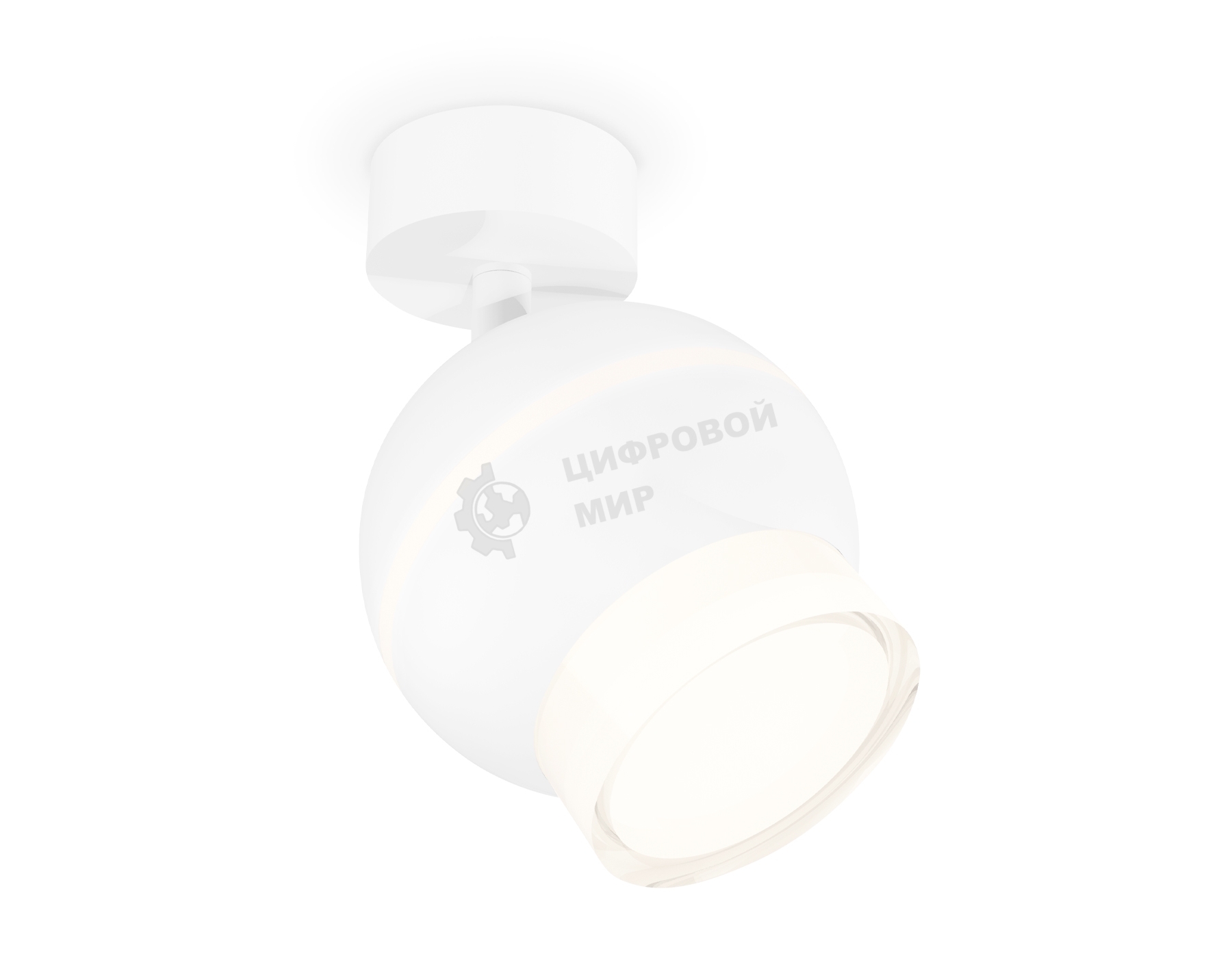 Комплект поворотного светильника Ambrella light XM1101016 SWH/FR/CL белый песок/белый матовый/прозрачный MR16 GU5.3 LED 3W 4200K (A2202,C1101,N7160)