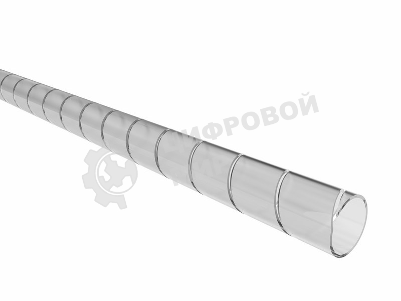 Кабельный спиральный бандаж Rexant, диаметр 15 мм, длина 2 м (SWB-15), прозрачный