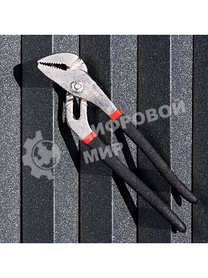 Клещи переставные Rexant 250 мм никелированные, обливные рукоятки