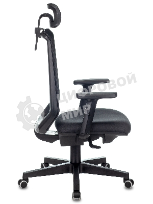 Кресло Бюрократ EXPERT TW-01 черный, сетка, подголовник