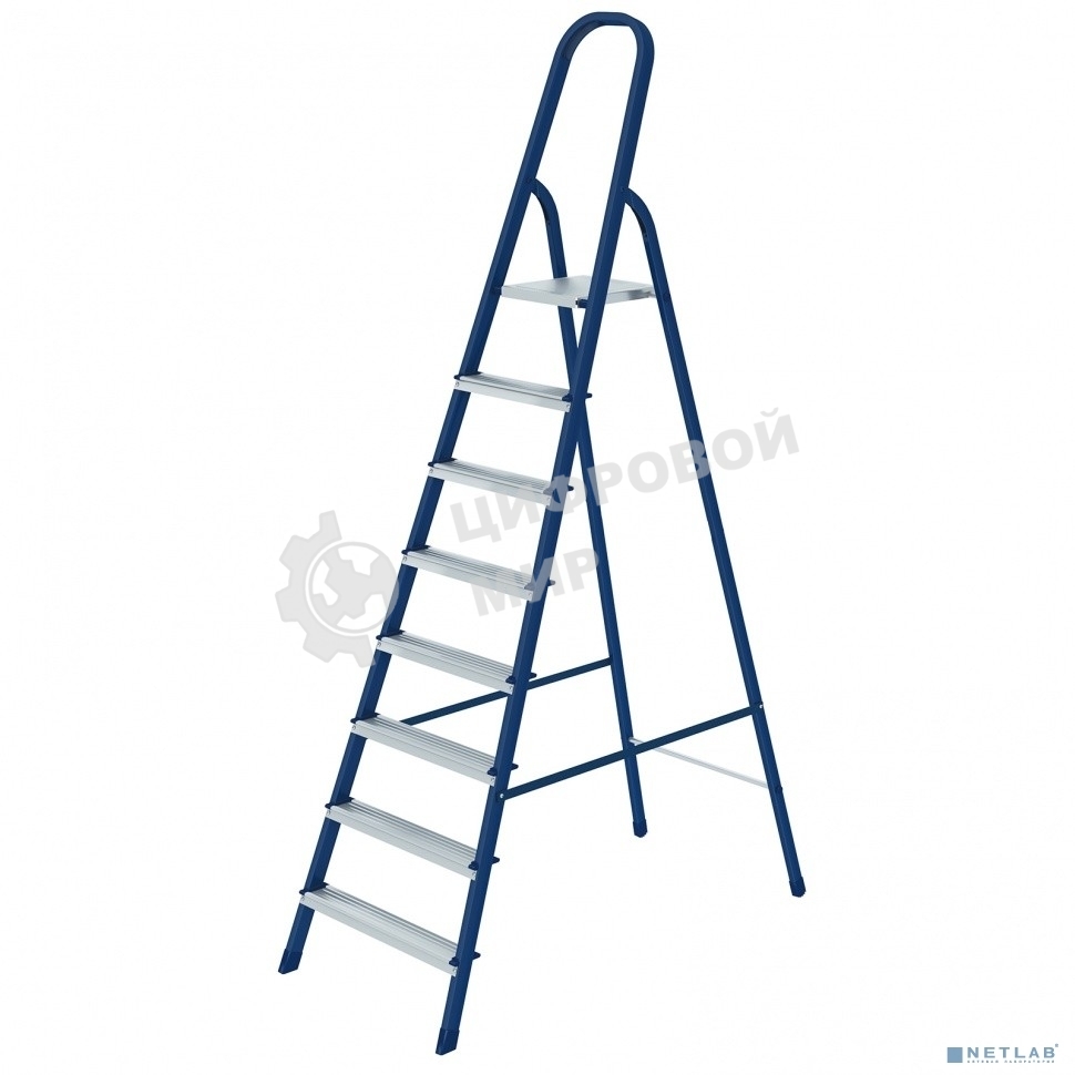 Стремянка Сибртех 8 ступеней, стальная